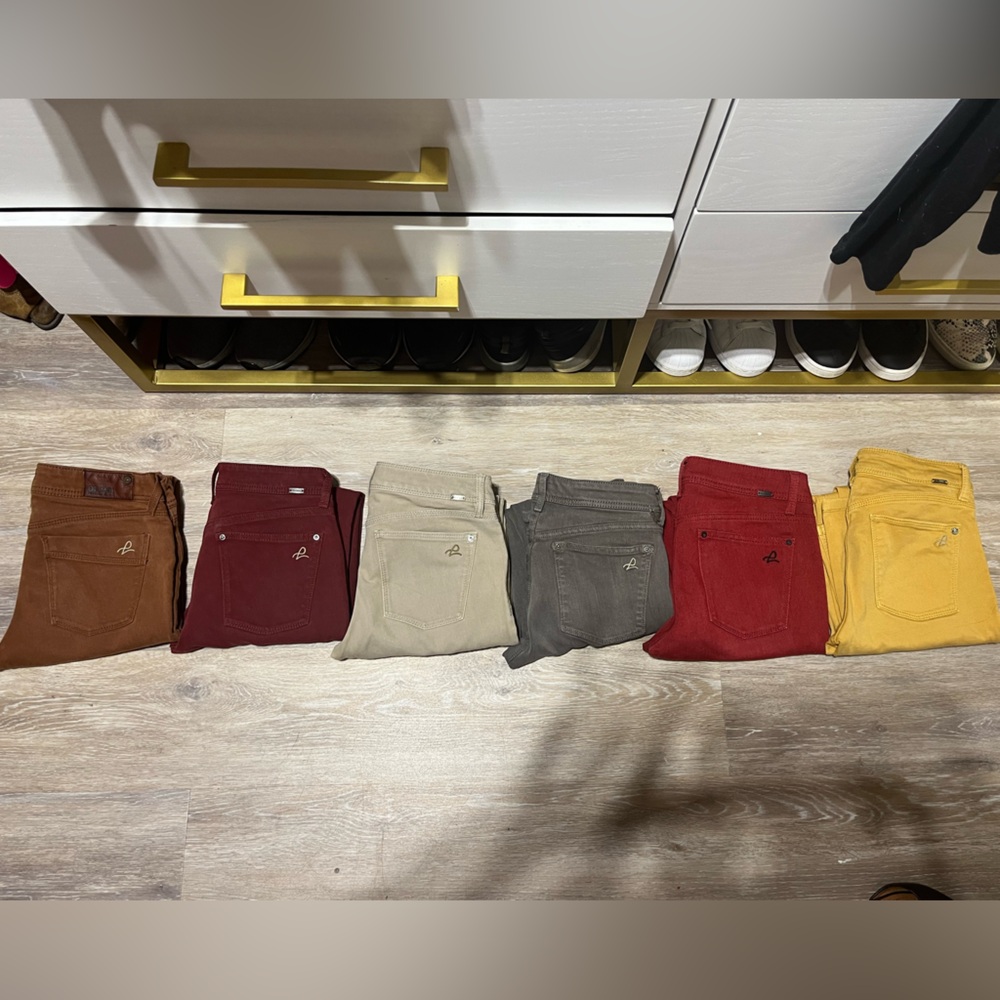 Selling Separately or All Together: DL1961 colored jeans